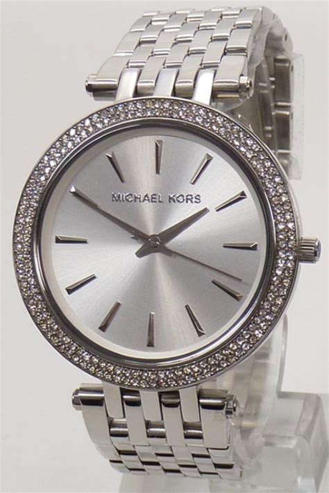 michael kors silberne uhr damen